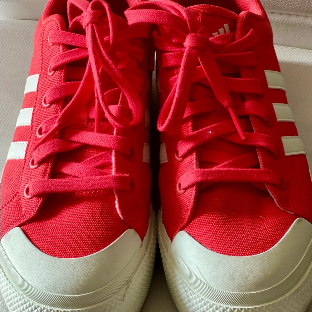 adidas Red and White Women's Sneakers